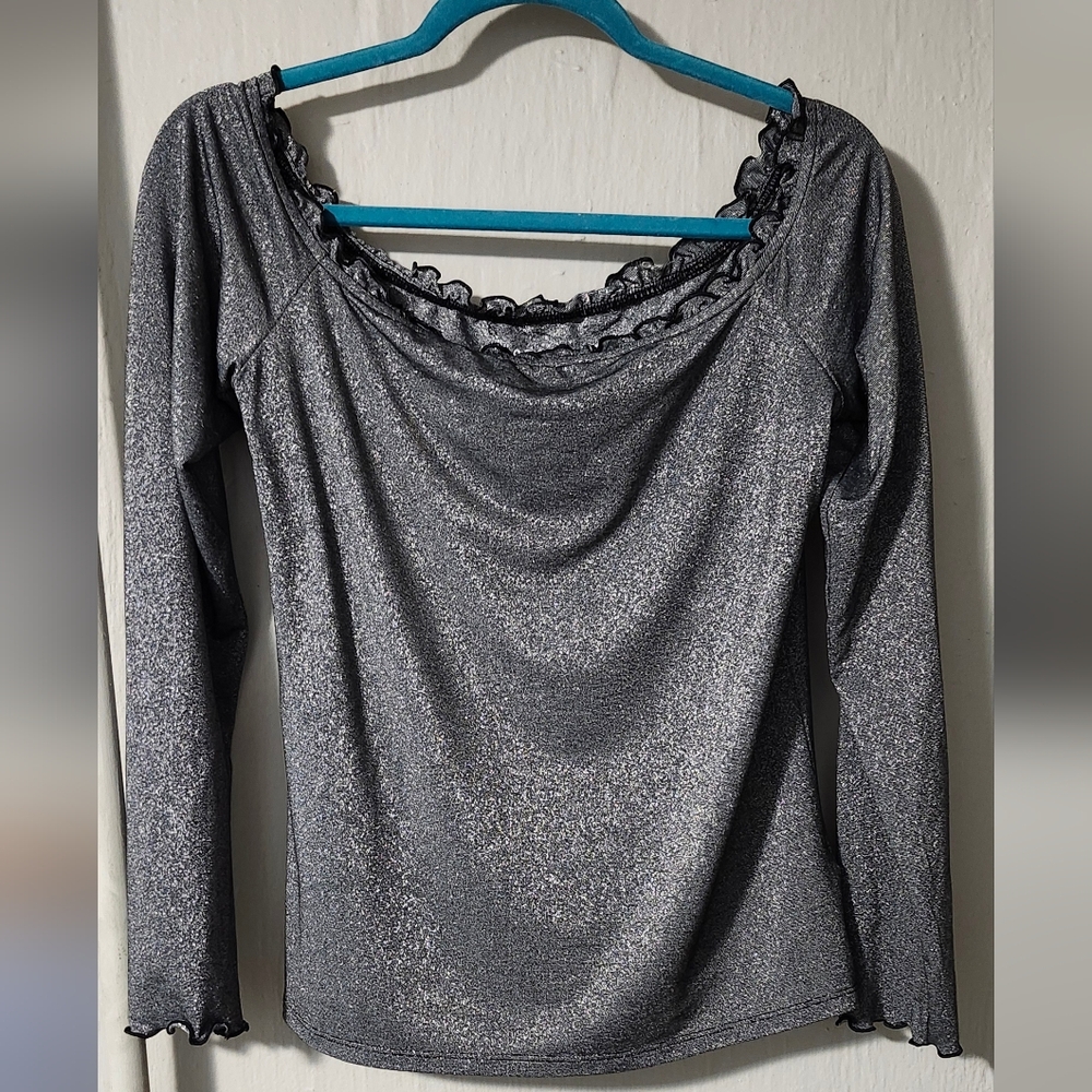 Aeropostale Elegant Gray Women's Blouse In Size XL